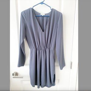 Aritzia  |  Wilfred Brunelle Dress | Small | Grey/Blue